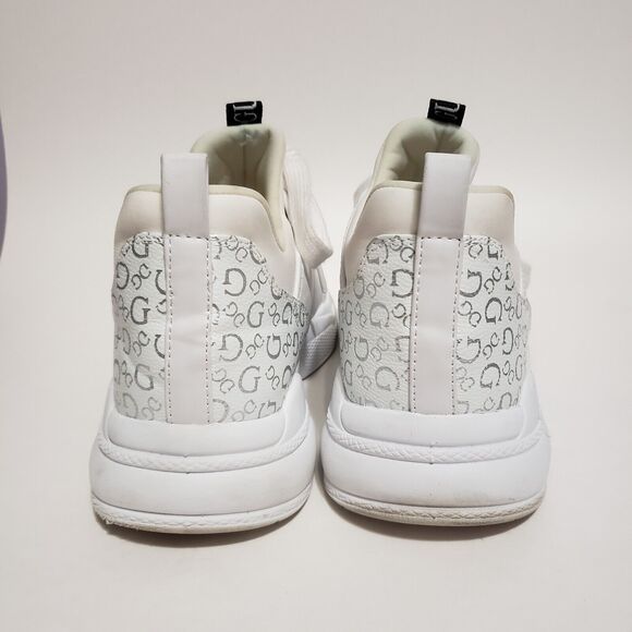 Guess Women's Sz 10 White Sneakers - Picture 5 of 10